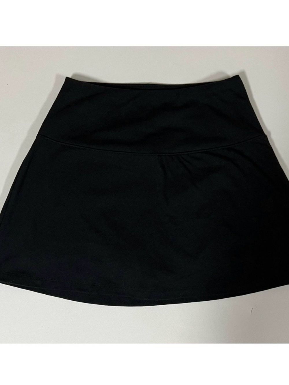 Black Solid High-Waisted Mini Skort Skirt Bottoms XXS 🖤 #skort #summer #skirt